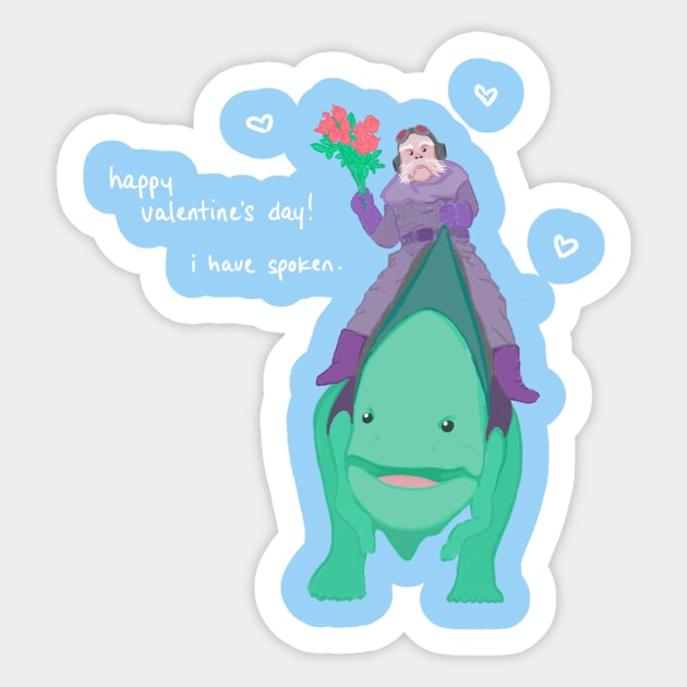Happy Valentine's Day! I have spoken. Sticker by natacoops